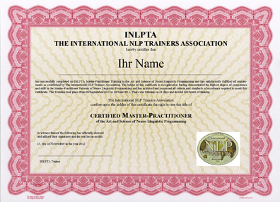 INLPTA-Master-Zertifikat