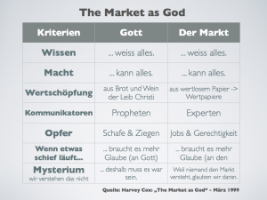 The Market as God